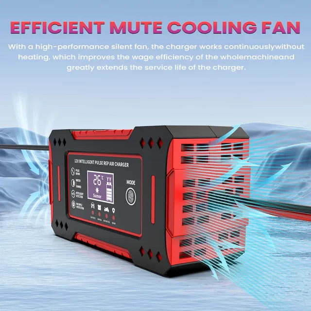 Chargeur de batterie de voiture Intelligent 6A 12V – vue 4