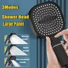 Pommeau de douche réglable à grand panneau – vue 1