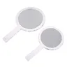 Miroir maquillage rond portable poignée transparente… – vue 6
