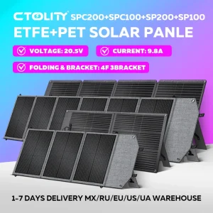 Panneau solaire Flexible 100W 20.5V 200W, panneau de charge solaire Portable, Kit complet, panneau solaire puissant pour centrale électrique Panneau solaire Flexible 100W 20.5V 200W, panneau de charge solaire Portable, Kit complet, panneau solaire puissant pour centrale électrique