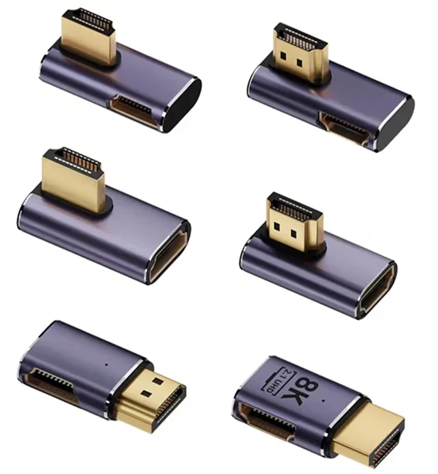 Adaptateur HDMI haute définition avec coque en aluminium