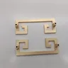 Poignée meuble armoire tiroir commode laiton doré mat… – vue 3