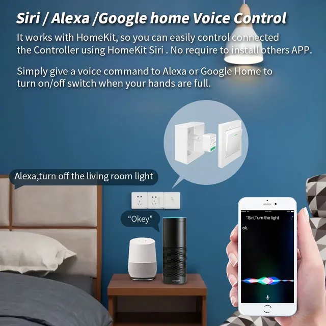 Sixwgh commutateur WIFI intelligent Compatible avec… – vue 3