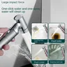 Pulvérisateur bidet portatif chromé noir argenté ABS… – vue 2