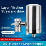 Cuisine En Acier Inoxydable Robinet Filtre À Eau Pré-filtre Purificateur Ménage Eau Du Robinet Potable Directe