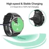 Câble charge magnétique USB C nylon tressé bleu marine… – vue 3