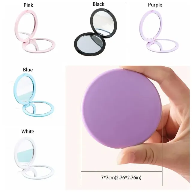 Miroir poche compact rond pliable double face plastique… – vue 6