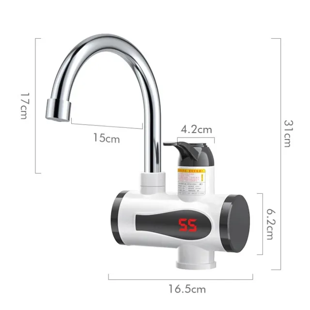 Robinet électrique instantané chauffe eau affichage… – vue 5