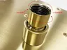 Pommeau douche pluie carré extra plat laiton profil fin… – vue 6