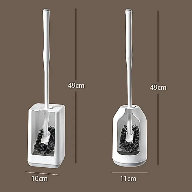 Ensemble de brosses de toilette avec poignée ergonomique – vue 6
