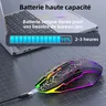 Souris sans fil Bluetooth 5.2 RGB 2.4G – vue 3