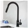 Robinet de cuisine noir Flexible extractible