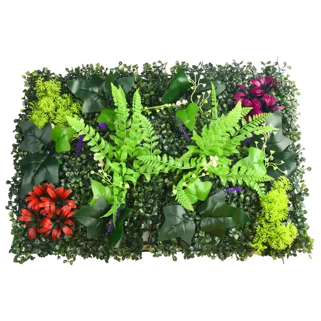 Panneau végétal artificiel rectangulaire feuillage dense… – vue 5