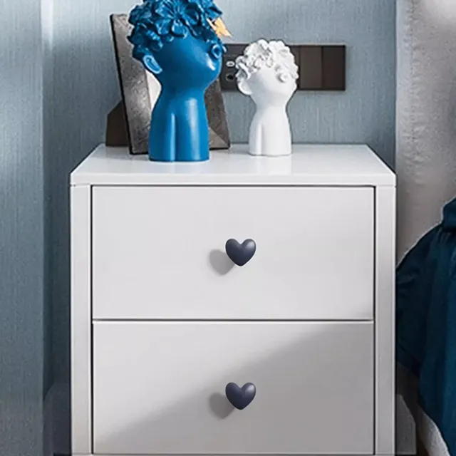 Poignée de meuble en forme de cœur pour chambre d'enfant – vue 5