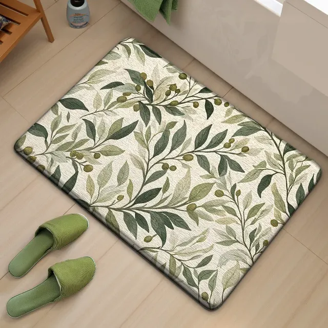 Tapis de bain floral de luxe – vue 5