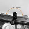 Robinet de cuisine à poignée unique plaqué chrome poli – vue 5