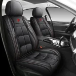 Housses de siège de voiture, housses de siège musculaires entièrement enveloppées, cuir PU, coussins de siège imperméables et résistants à l&rsquo;usure, doux et confortables