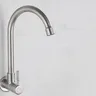Robinet de cuisine mural en acier inoxydable – vue 6
