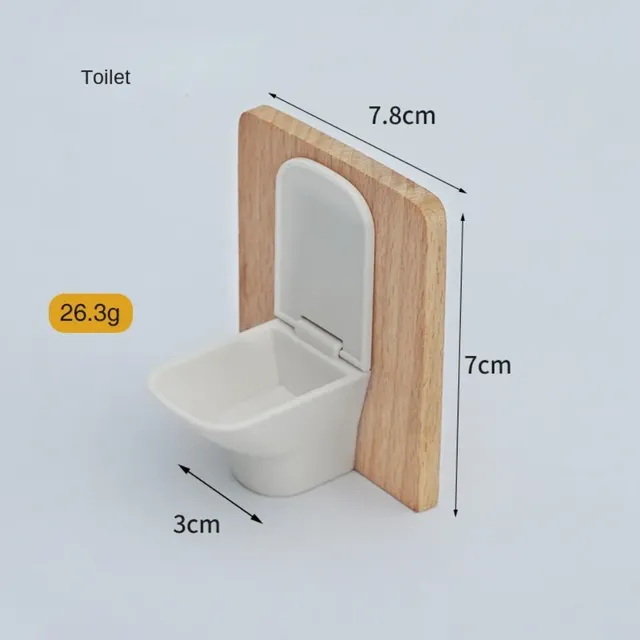 1:12 maison de poupée Simulation salle de bain… – vue 3