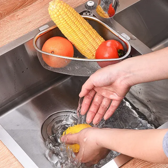 Mir de vidange d'évier de cuisine en acier inoxydable – vue 4