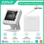 Tuya – thermostat wifi intelligent RF433, chauffage au sol sans fil, chaudière à eau/gaz, température domestique, télécommande, alimenté par batterie, alexa