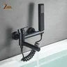Mitigeur baignoire mural cascade bec…