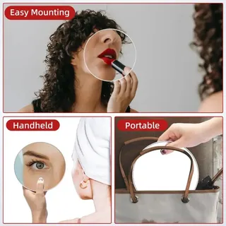 Miroir grossissant de maquillage décoratif 30X