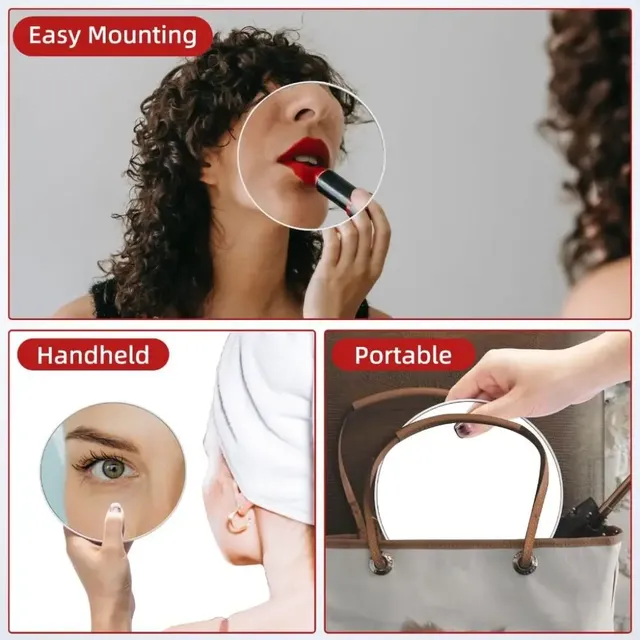 Miroir grossissant de maquillage décoratif 30X