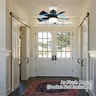 LED ventilateur de plafond avec lumière E27 prise… – vue 4