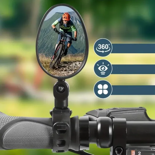 Rétroviseurs vélo rotatifs réglables 360degrés… – vue 2