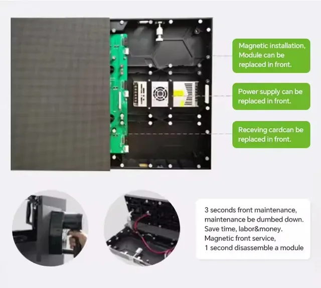 Ledwall intérieur Pantalla Led Publicitaria murs vidéo… – vue 4