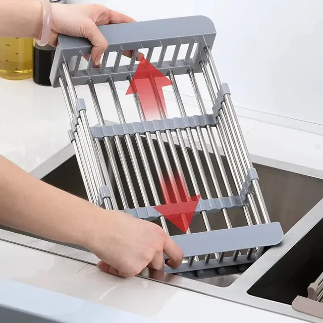 Égouttoir d'évier de cuisine en acier inoxydable – vue 4