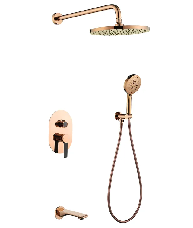 Ensemble de robinets en or Rose – vue 6