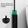 Brosse de toilette moderne en acier inoxydable – vue 2