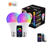 Ampoule LED Smart Graffiti Alex, 10W, RGB + WW + CW, projecteurs, Google Home, commande vocale, application mobile, WiFi