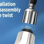 Tête de robinet de cuisine de remplacement, pulvérisateur à 9 buses, économie d&rsquo;eau, douche, lavabo de salle de bains, remplacement de robinet d&rsquo;évier