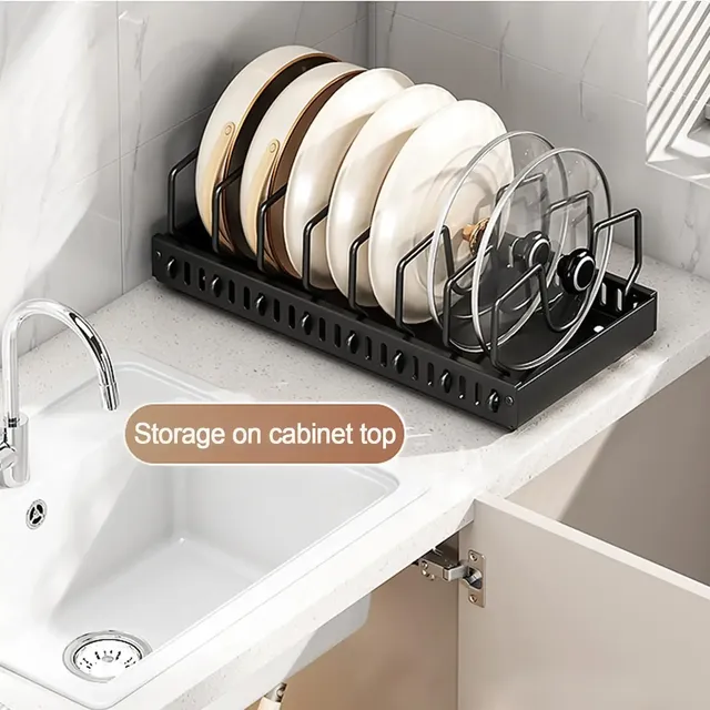 Organisateur casseroles poêles couvercles coulissant… – vue 4