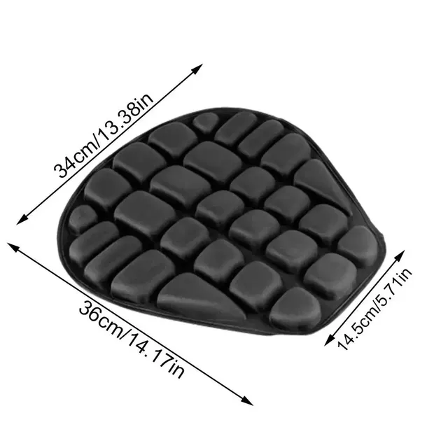 Coussin siège moto ergonomique respirant ventilé gel… – vue 6