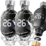 Jauge de température du robinet, étanche, intelligente, LED, affichage numérique de la température de la douche, eau de bain pour bébé, maison, salle de bain, cuisine