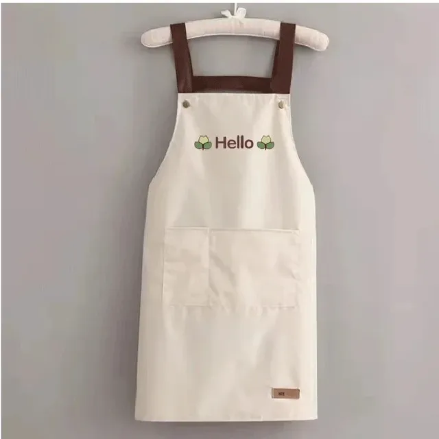 Tablier imperméable imprimé Hello Letter – vue 5