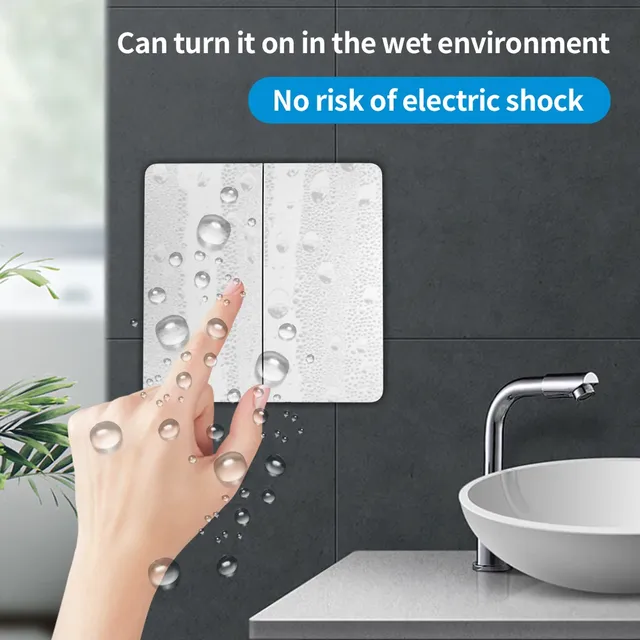 Interrupteur mural intelligent sans fil – vue 3