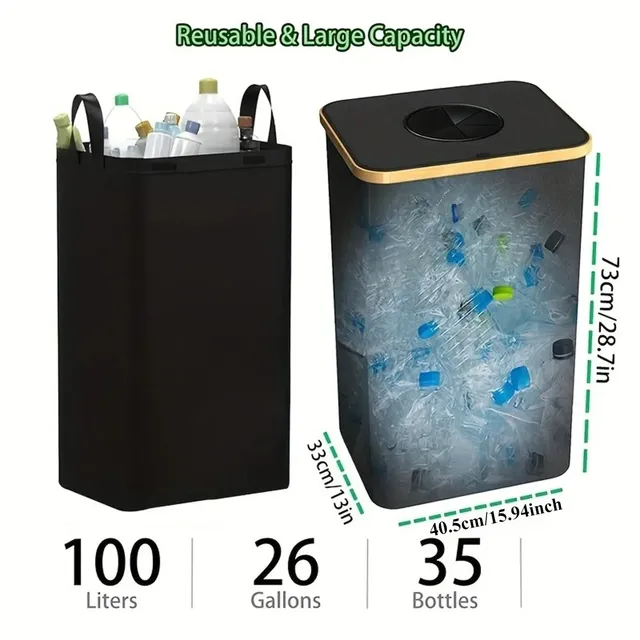 Sac de rangement pour recyclage de cuisine – vue 6