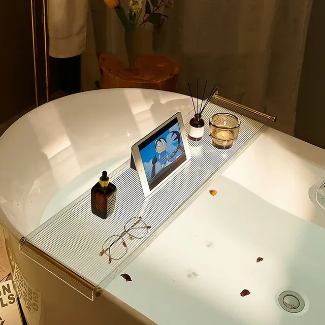 Rangement de baignoire en acrylique de haute qualité