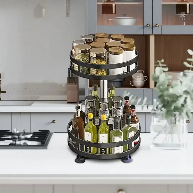 360 ° Étagère à épices rotative