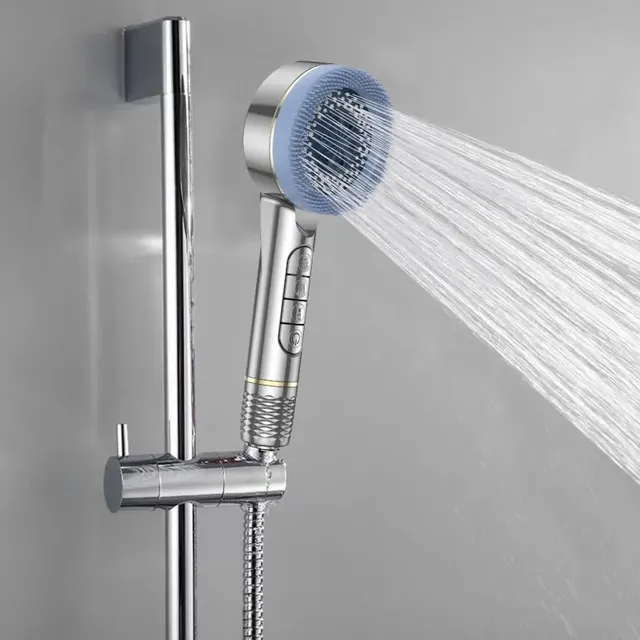 Pommeau de douche suralimenté filtré