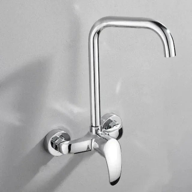 Robinet de lavabo de cuisine chaud et froid dans le mur – vue 5