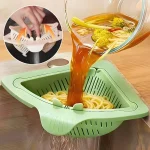 Panier de vidange d&rsquo;évier de cuisine en plastique magnétique, filtre à peler les légumes, organisateur de stockage, panier de filtre de robinet, égouttoir de cuisine