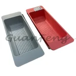 Mir filtrant, évier de ménage, support d&rsquo;arrosage en plastique, égouttoir, évier, bassin de lavage de légumes, panier de vidange, vaisselle