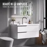 Robinet de lavabo en métal – vue 3