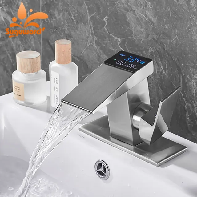 Robinet de lavabo à affichage numérique intelligent – vue 2